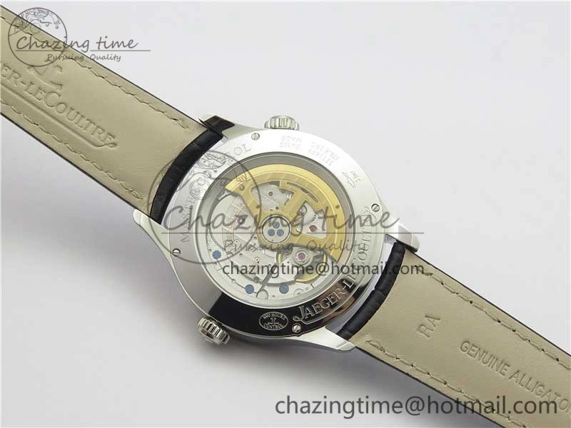 Master Geographic Real PR SS ZF 1:1 Best Edition Black Dial on Black Leather Strap A Lightweight 7454