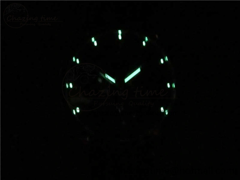 Master Geographic Real PR SS ZF 1:1 Best Edition Black Dial on Black Leather Strap A Lightweight 7454