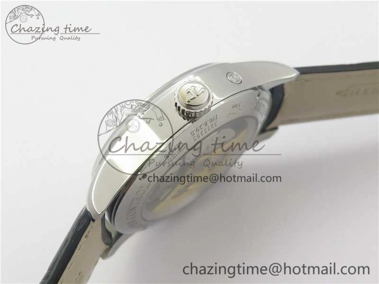 Master Geographic Real PR SS ZF 1:1 Best Edition White Dial on Black Leather Strap A Fashionable 7456