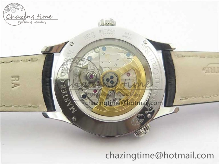 Master Geographic Real PR SS ZF 1:1 Best Edition White Dial on Black Leather Strap A Fashionable 7456