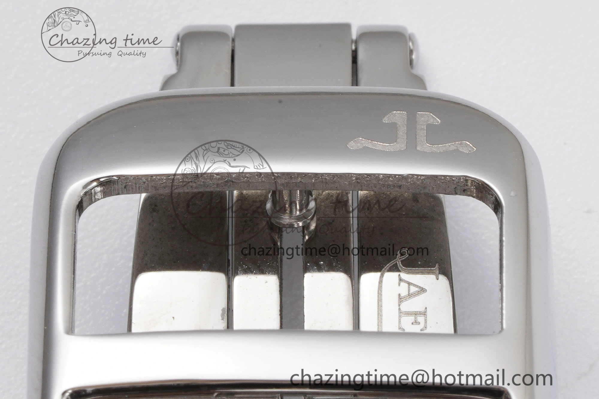 Colorful Master Grande Tradition SS Blue Revolves Dial Diamonds Bezel on Black Leather Strap 7423