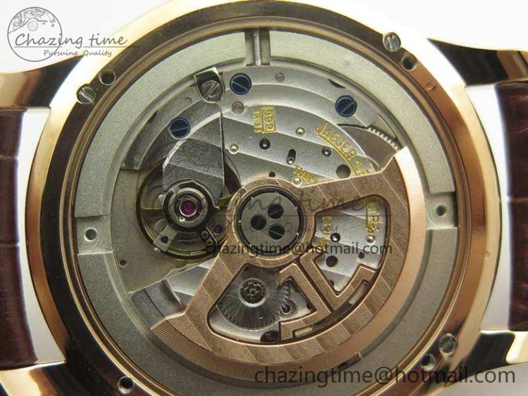 Master Grande Ultra Thin 1548420 RG ZF 1:1 Best Edition White Dial On Brown Leather Strap A Unisex 7480