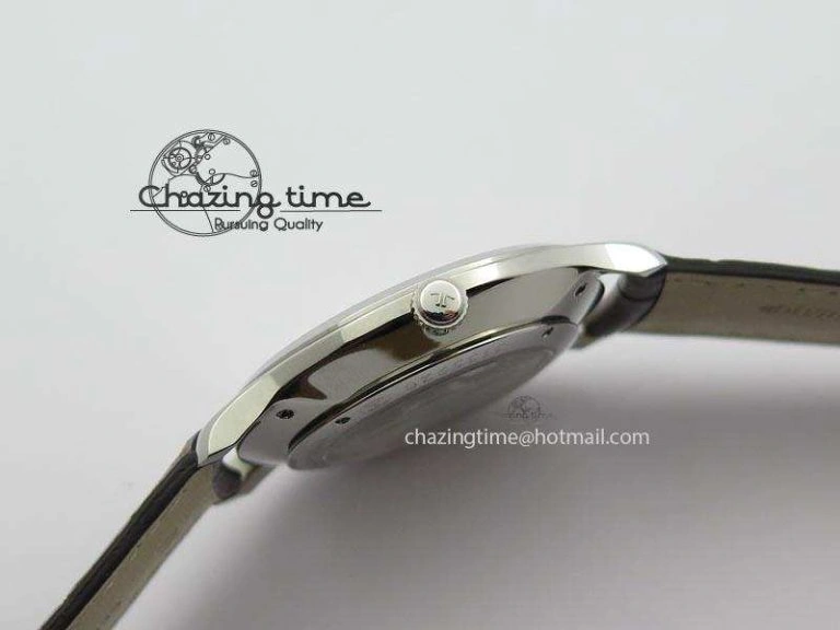 Neat Master Grande Ultra Thin Small Second SS ZF 1:1 Best Edition White Dial On Brown Leather Strap A 7507