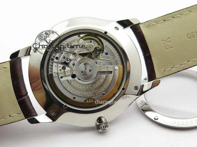 Neat Master Grande Ultra Thin Small Second SS ZF 1:1 Best Edition White Dial On Brown Leather Strap A 7507