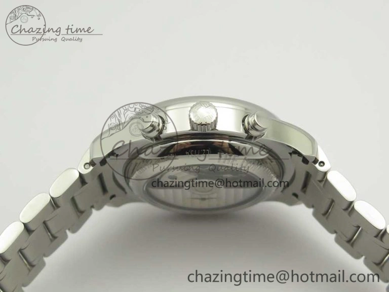 SportInspired Master Moonphase Chronograph SS GSF 1:1 Best Edition White Dial on SS Bracelet A 7585