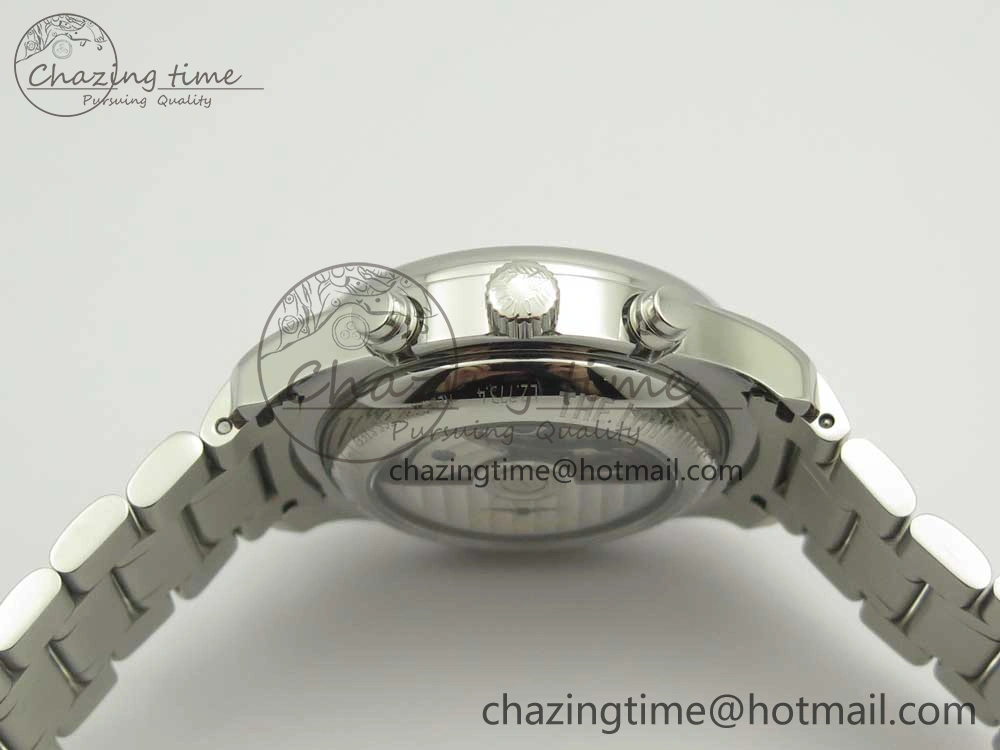 SportInspired Master Moonphase Chronograph SS GSF 1:1 Best Edition White Dial on SS Bracelet A 7585