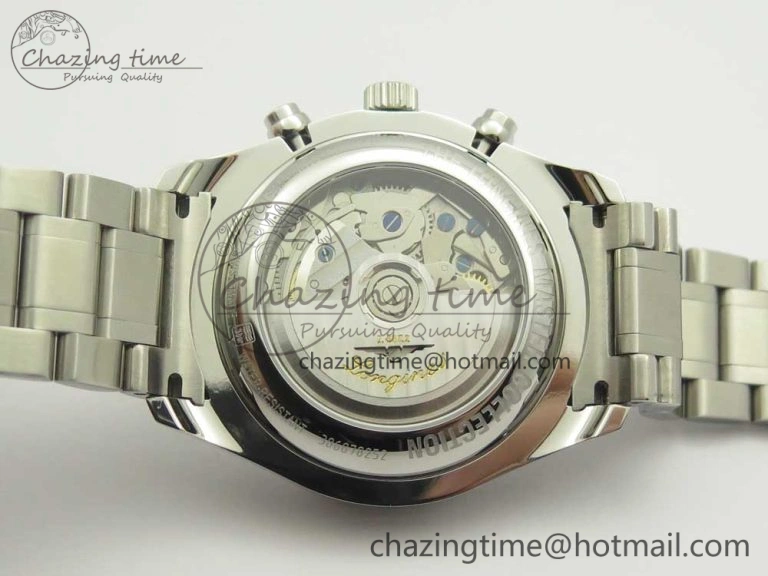 SportInspired Master Moonphase Chronograph SS GSF 1:1 Best Edition White Dial on SS Bracelet A 7585