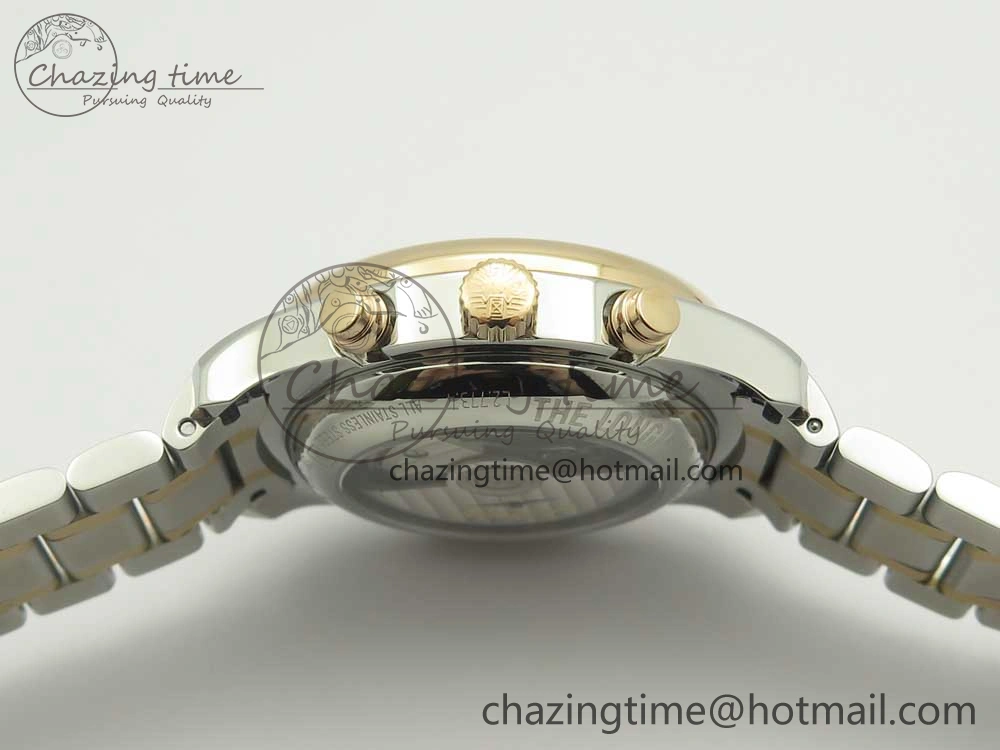 StreetReady Master Moonphase Chronograph SS RG GSF 1:1 Best Edition White Dial on SS RG Bracelet A 7582