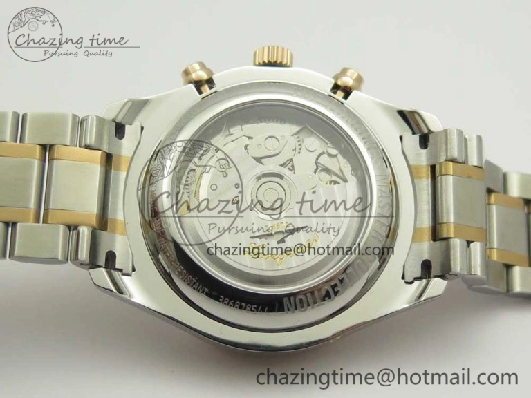 StreetReady Master Moonphase Chronograph SS RG GSF 1:1 Best Edition White Dial on SS RG Bracelet A 7582
