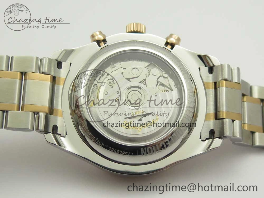 StreetReady Master Moonphase Chronograph SS RG GSF 1:1 Best Edition White Dial on SS RG Bracelet A 7582