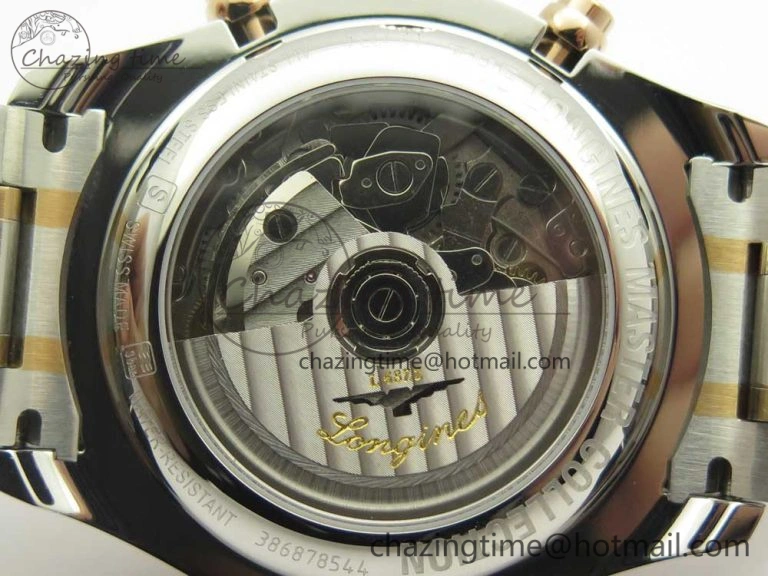 StreetReady Master Moonphase Chronograph SS RG GSF 1:1 Best Edition White Dial on SS RG Bracelet A 7582