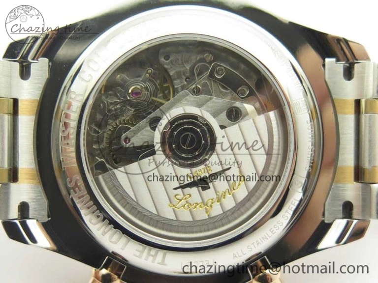 StreetReady Master Moonphase Chronograph SS RG GSF 1:1 Best Edition White Dial on SS RG Bracelet A 7582
