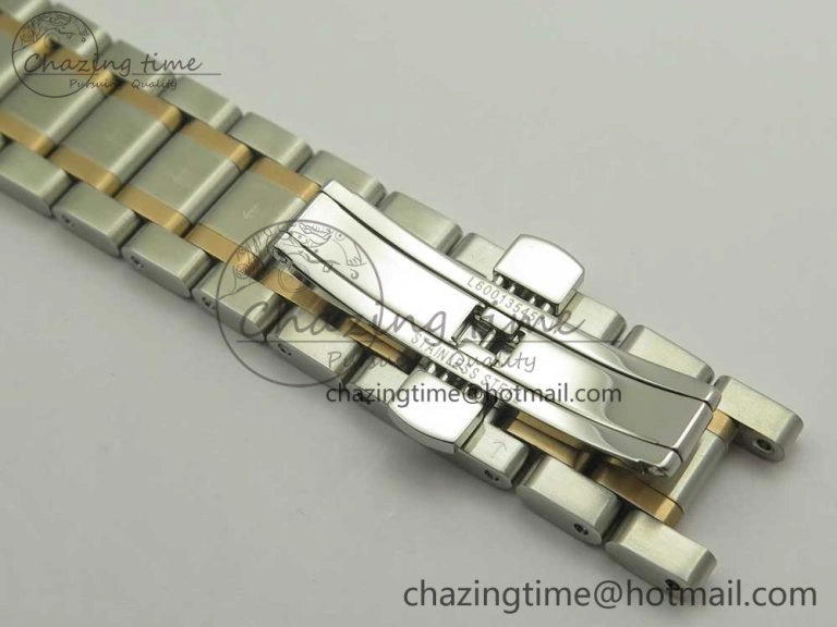 StreetReady Master Moonphase Chronograph SS RG GSF 1:1 Best Edition White Dial on SS RG Bracelet A 7582