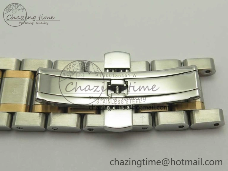 StreetReady Master Moonphase Chronograph SS RG GSF 1:1 Best Edition White Dial on SS RG Bracelet A 7582