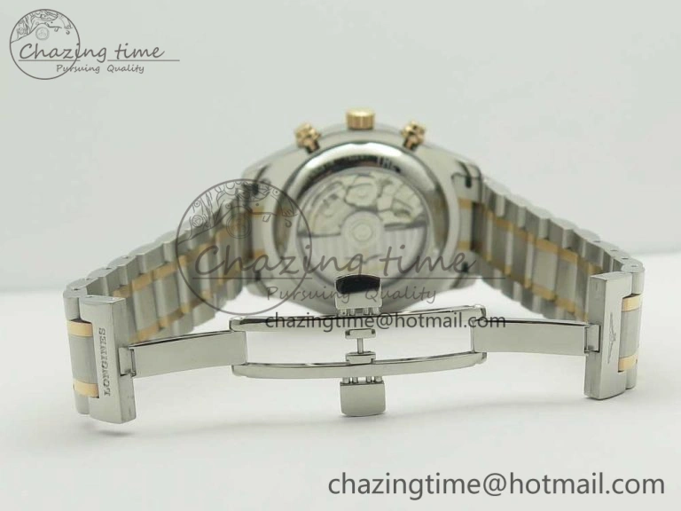 StreetReady Master Moonphase Chronograph SS RG GSF 1:1 Best Edition White Dial on SS RG Bracelet A 7582