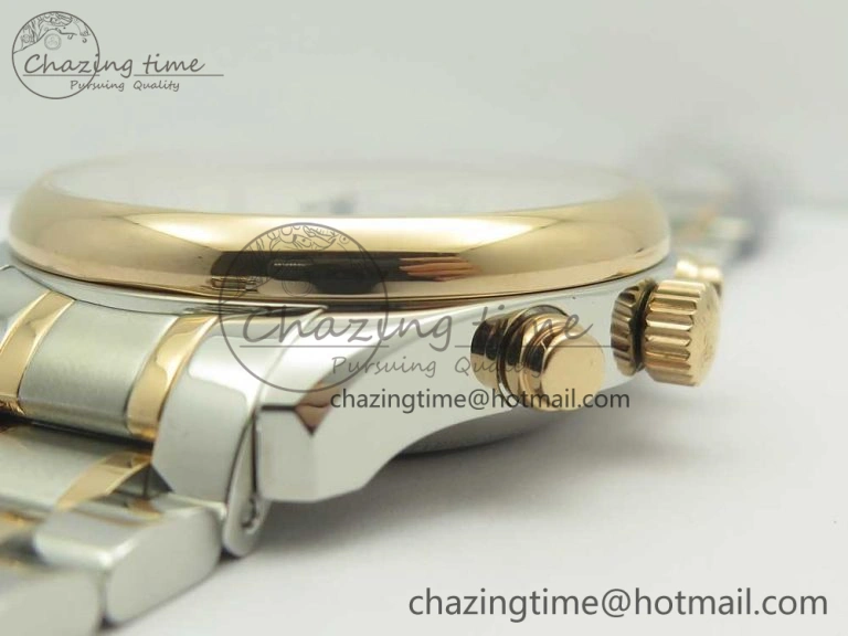 StreetReady Master Moonphase Chronograph SS RG GSF 1:1 Best Edition White Dial on SS RG Bracelet A 7582