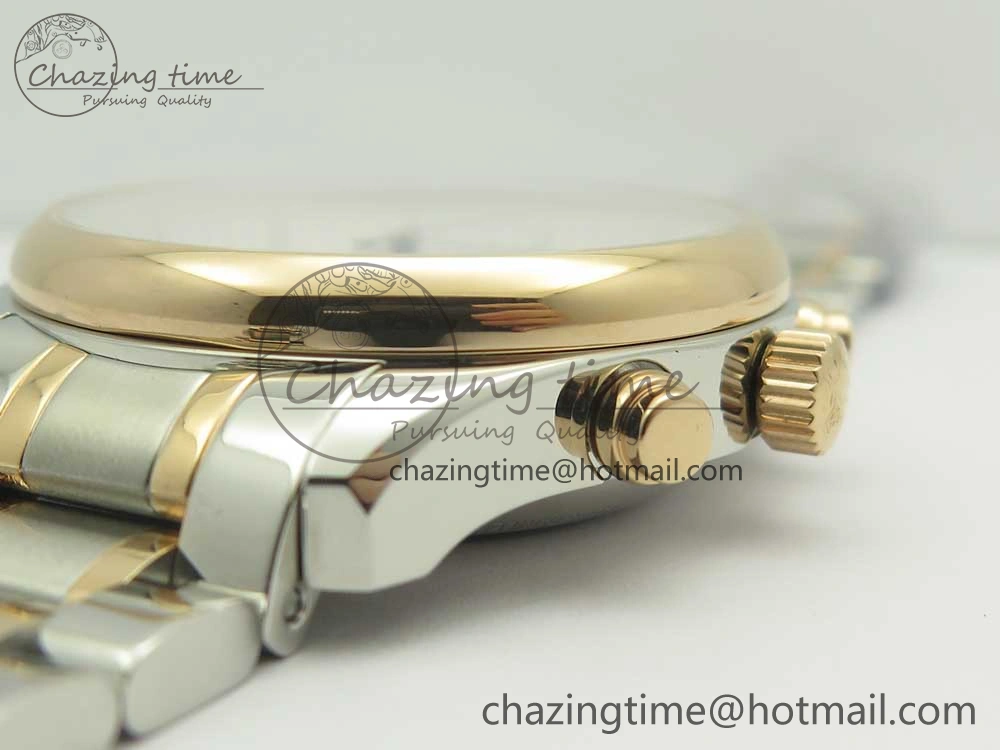 StreetReady Master Moonphase Chronograph SS RG GSF 1:1 Best Edition White Dial on SS RG Bracelet A 7582