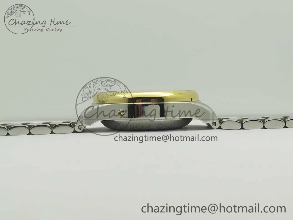 Master Moonphase Chronograph SS YG GSF 1:1 Best Edition White Dial on SS YG Bracelet A EyeCatching 7584