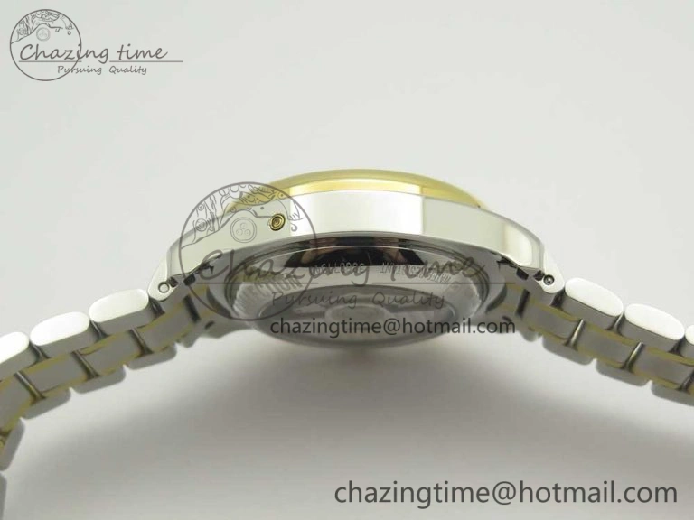 Master Moonphase Chronograph SS YG GSF 1:1 Best Edition White Dial on SS YG Bracelet A EyeCatching 7584