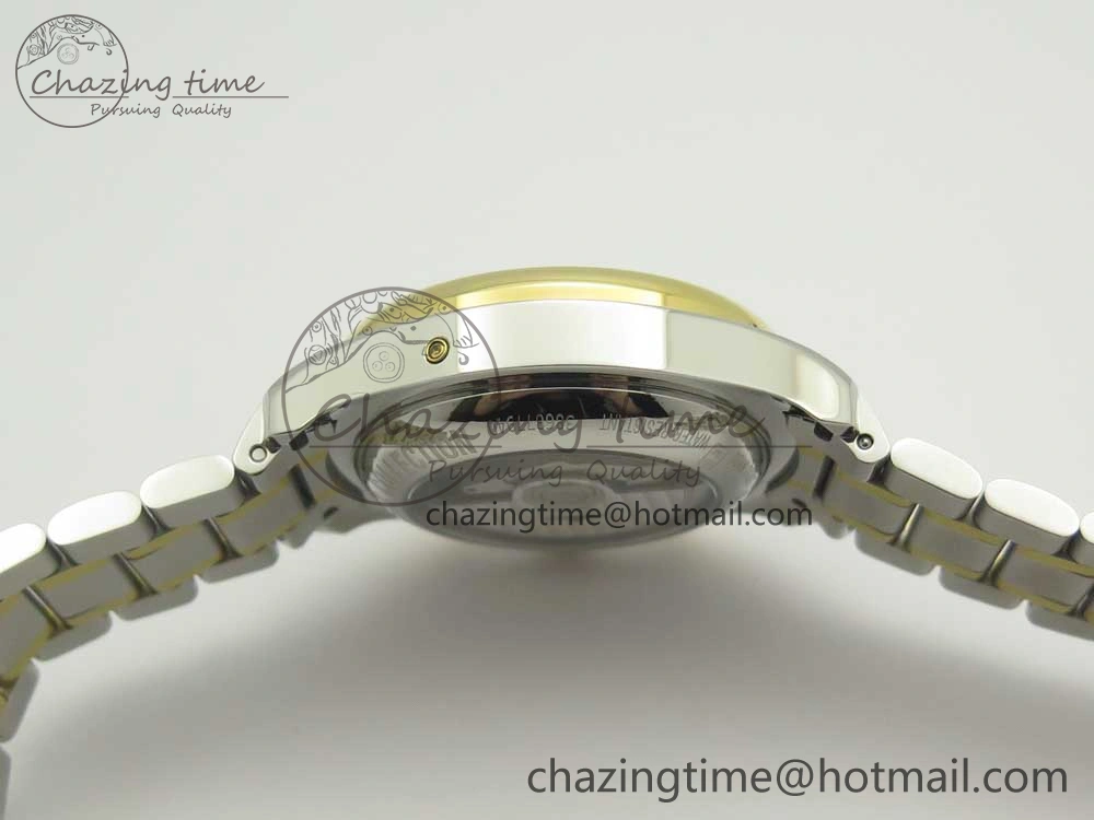 Master Moonphase Chronograph SS YG GSF 1:1 Best Edition White Dial on SS YG Bracelet A EyeCatching 7584