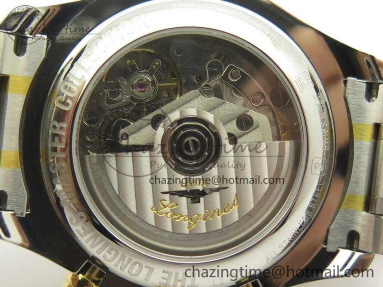 Master Moonphase Chronograph SS YG GSF 1:1 Best Edition White Dial on SS YG Bracelet A EyeCatching 7584
