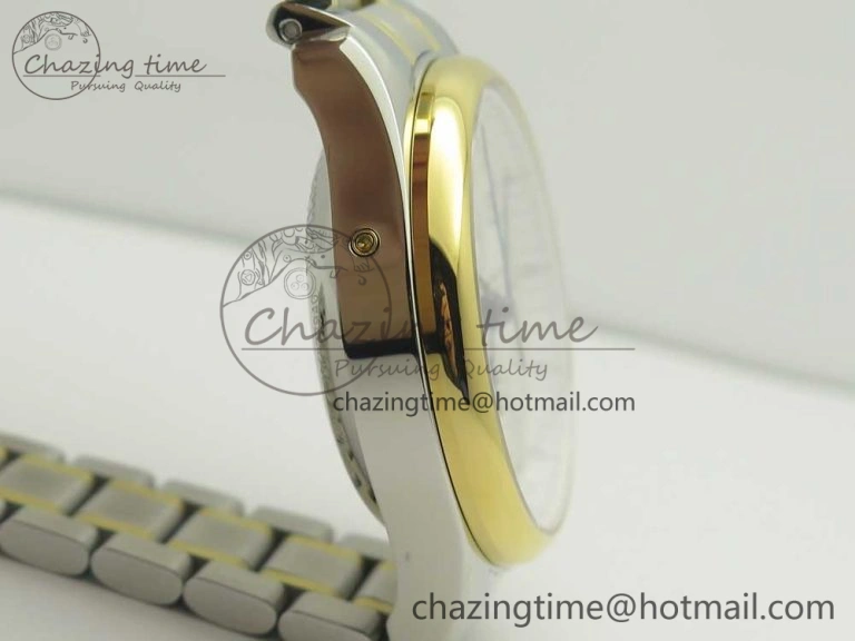 Master Moonphase Chronograph SS YG GSF 1:1 Best Edition White Dial on SS YG Bracelet A EyeCatching 7584