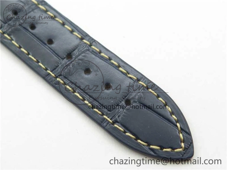 Comfortable Master Moonphase L2.909.4.78.3 SS GSF 1:1 Best Edtion Blue Dial Crystal Markers On Blue Leather Strap A899 V 7569