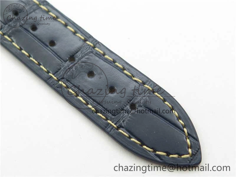 Comfortable Master Moonphase L2.909.4.78.3 SS GSF 1:1 Best Edtion Blue Dial Crystal Markers On Blue Leather Strap A899 V 7569