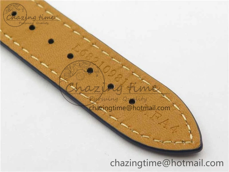 Comfortable Master Moonphase L2.909.4.78.3 SS GSF 1:1 Best Edtion Blue Dial Crystal Markers On Blue Leather Strap A899 V 7569