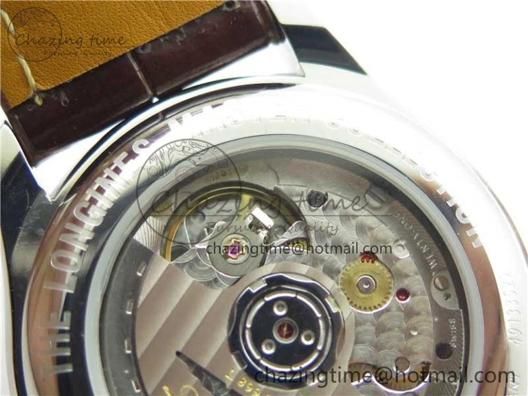 Master Moonphase L2.909.4.78.3 SS GSF 1:1 Best Edtion White Dial On Brown Leather Strap A899 V StreetReady 7567