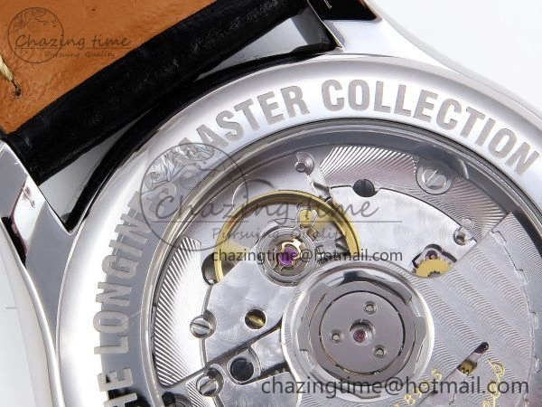Colorful Master Moonphase SS APSF 1:1 Best Edition Black Roman Dial on Black Leather Strap AL 7547