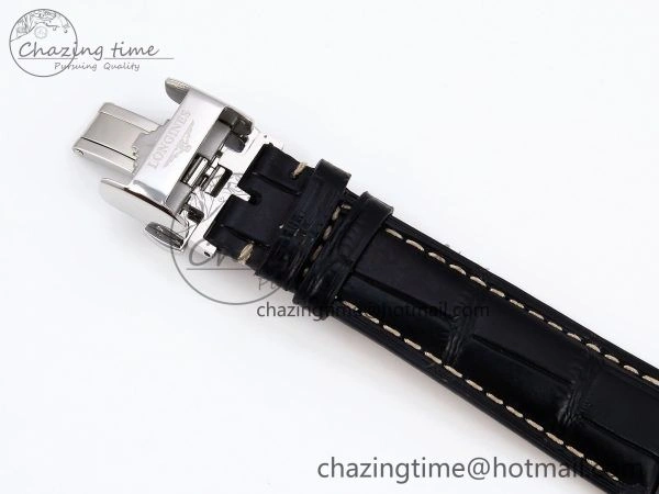 Colorful Master Moonphase SS APSF 1:1 Best Edition Black Roman Dial on Black Leather Strap AL 7547