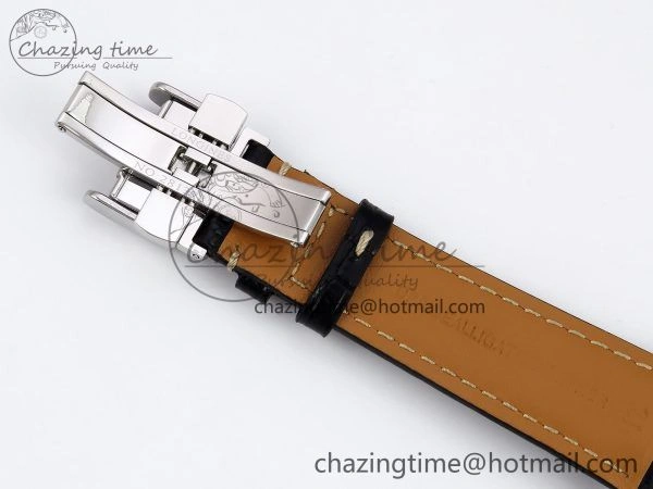 Colorful Master Moonphase SS APSF 1:1 Best Edition Black Roman Dial on Black Leather Strap AL 7547