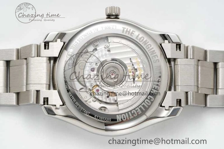 Master Moonphase SS APSF 1:1 Best Edition Blue Diamonds Dial on SS Bracelet AL Lightweight 7554