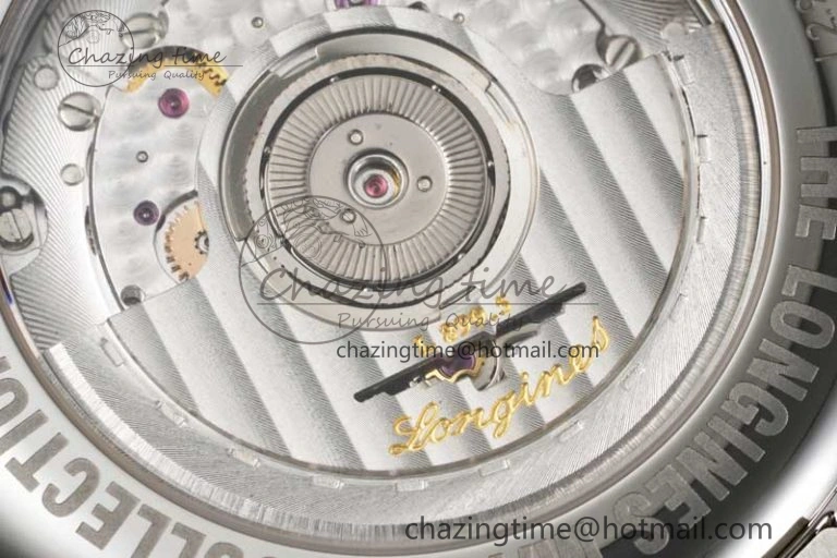 Master Moonphase SS APSF 1:1 Best Edition Blue Diamonds Dial on SS Bracelet AL Lightweight 7554