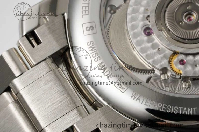 Master Moonphase SS APSF 1:1 Best Edition Blue Diamonds Dial on SS Bracelet AL Lightweight 7554
