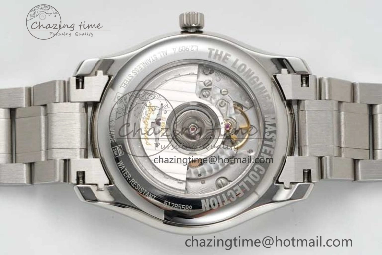 Master Moonphase SS APSF 1:1 Best Edition White Diamonds Dial on SS Bracelet AL Colorful 7551
