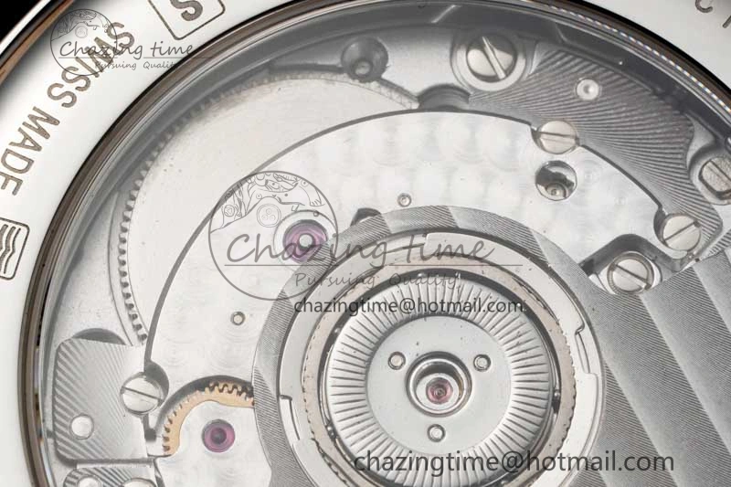 FlexibleFit Master Moonphase SS APSF 1:1 Best Edition White Numeral Dial on Brown Leather Strap AL 7559