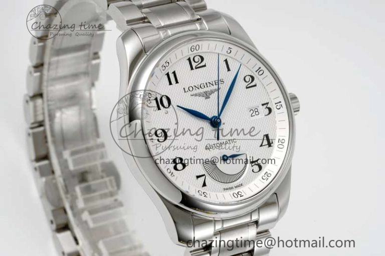 Casual Master Power Reserve SS APSF 1:1 Best Edition White Dial on SS Bracelet AL 7555