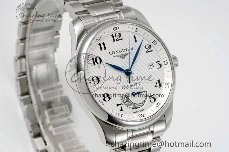 Casual Master Power Reserve SS APSF 1:1 Best Edition White Dial on SS Bracelet AL 7555