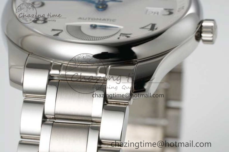Casual Master Power Reserve SS APSF 1:1 Best Edition White Dial on SS Bracelet AL 7555