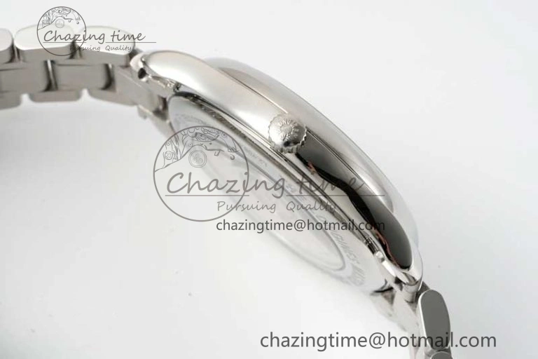 Casual Master Power Reserve SS APSF 1:1 Best Edition White Dial on SS Bracelet AL 7555