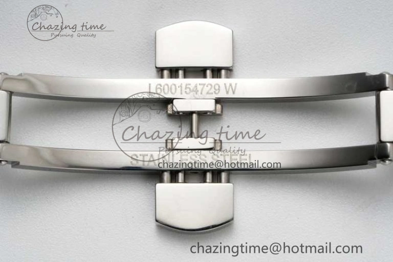 Casual Master Power Reserve SS APSF 1:1 Best Edition White Dial on SS Bracelet AL 7555
