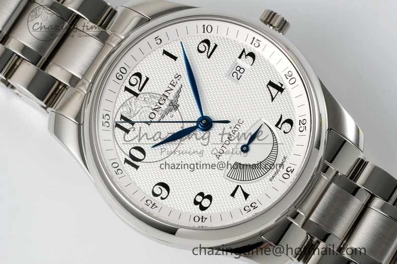 Casual Master Power Reserve SS APSF 1:1 Best Edition White Dial on SS Bracelet AL 7555