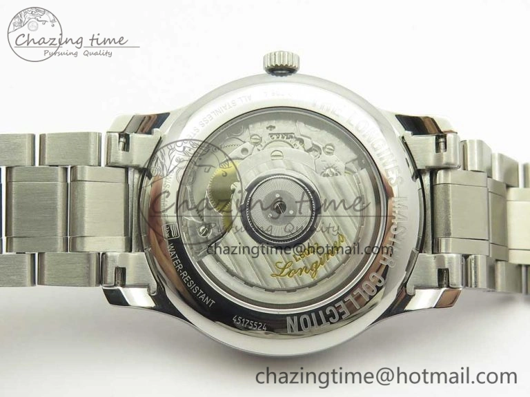 Master Real PR SS GSF Best Edition White Textured Dial on SS Bracelet A2836(Free Brown Leather Strap) OnTrend 4893