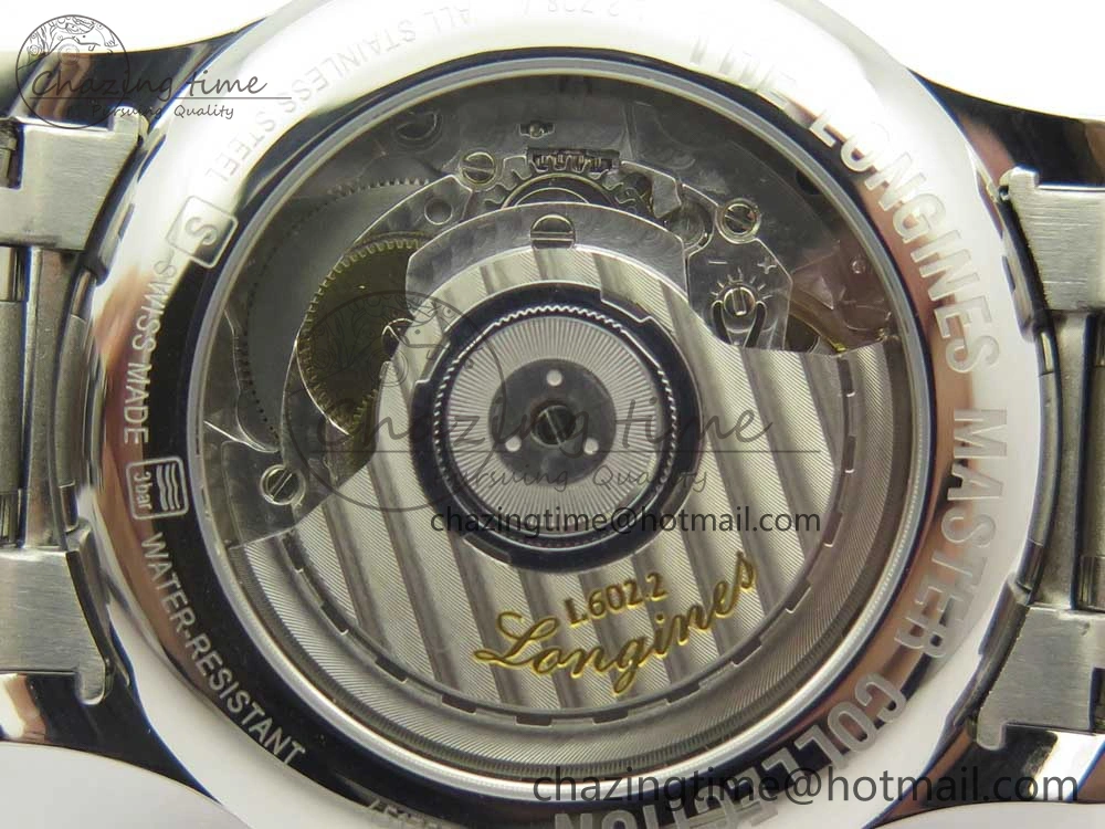 Master Real PR SS GSF Best Edition White Textured Dial on SS Bracelet A2836(Free Brown Leather Strap) OnTrend 4893