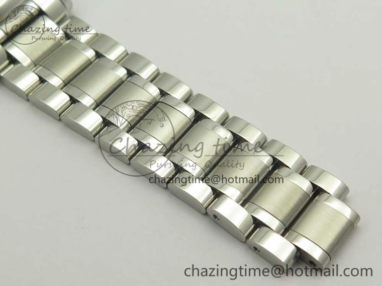 Master Real PR SS GSF Best Edition White Textured Dial on SS Bracelet A2836(Free Brown Leather Strap) OnTrend 4893