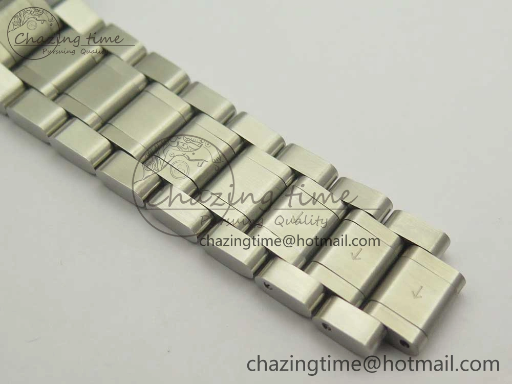 Master Real PR SS GSF Best Edition White Textured Dial on SS Bracelet A2836(Free Brown Leather Strap) OnTrend 4893