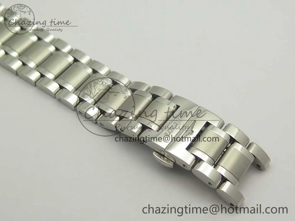 Master Real PR SS GSF Best Edition White Textured Dial on SS Bracelet A2836(Free Brown Leather Strap) OnTrend 4893