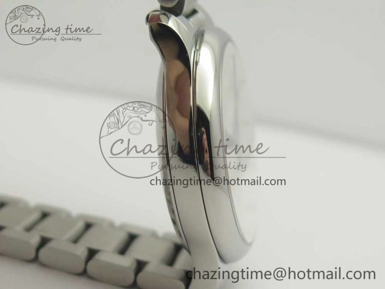 Master Real PR SS GSF Best Edition White Textured Dial on SS Bracelet A2836(Free Brown Leather Strap) OnTrend 4893